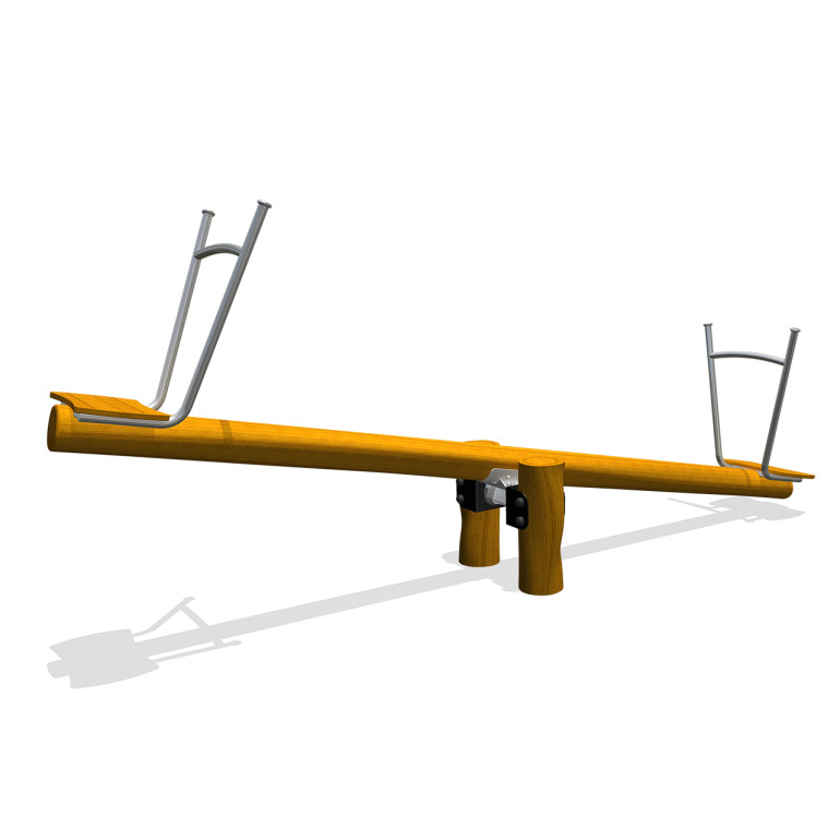 Stand seesaw 2 persons, internal damping